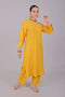 Veshbhoshaa Bluesaanchi Women'S Yellow Kurti With Trouser Pajama Set